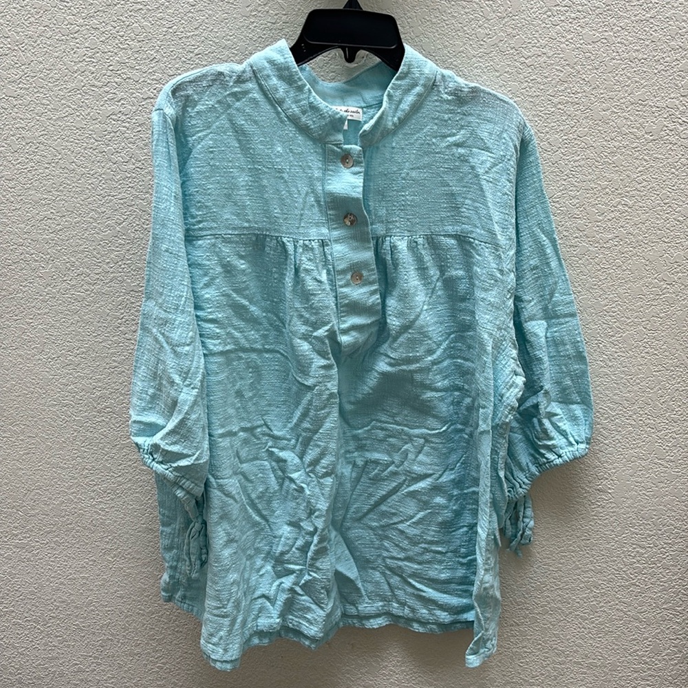 The lady & The sailor | Blue Tunic Top